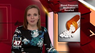 Blood pressure medication recall expands again to include losartan