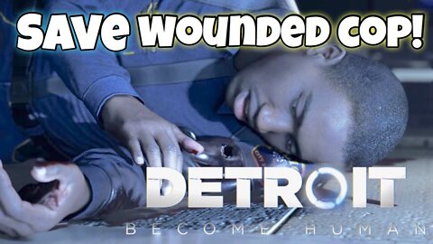 Detroit Become Human - “What Happens If” Connor Saved The Cop During The Hostage - Public Enemy