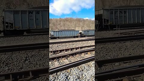 eastbound loaded Coal train 🚂