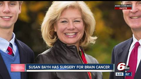 Former Indiana first lady Susan Bayh undergoes brain cancer surgery