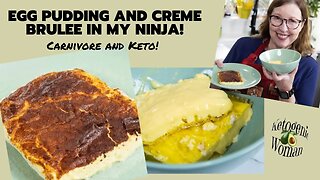 How to Make S&B Gal's Egg Pudding and Kelly Hogan's Creme Brulee in the Ninja Grill!