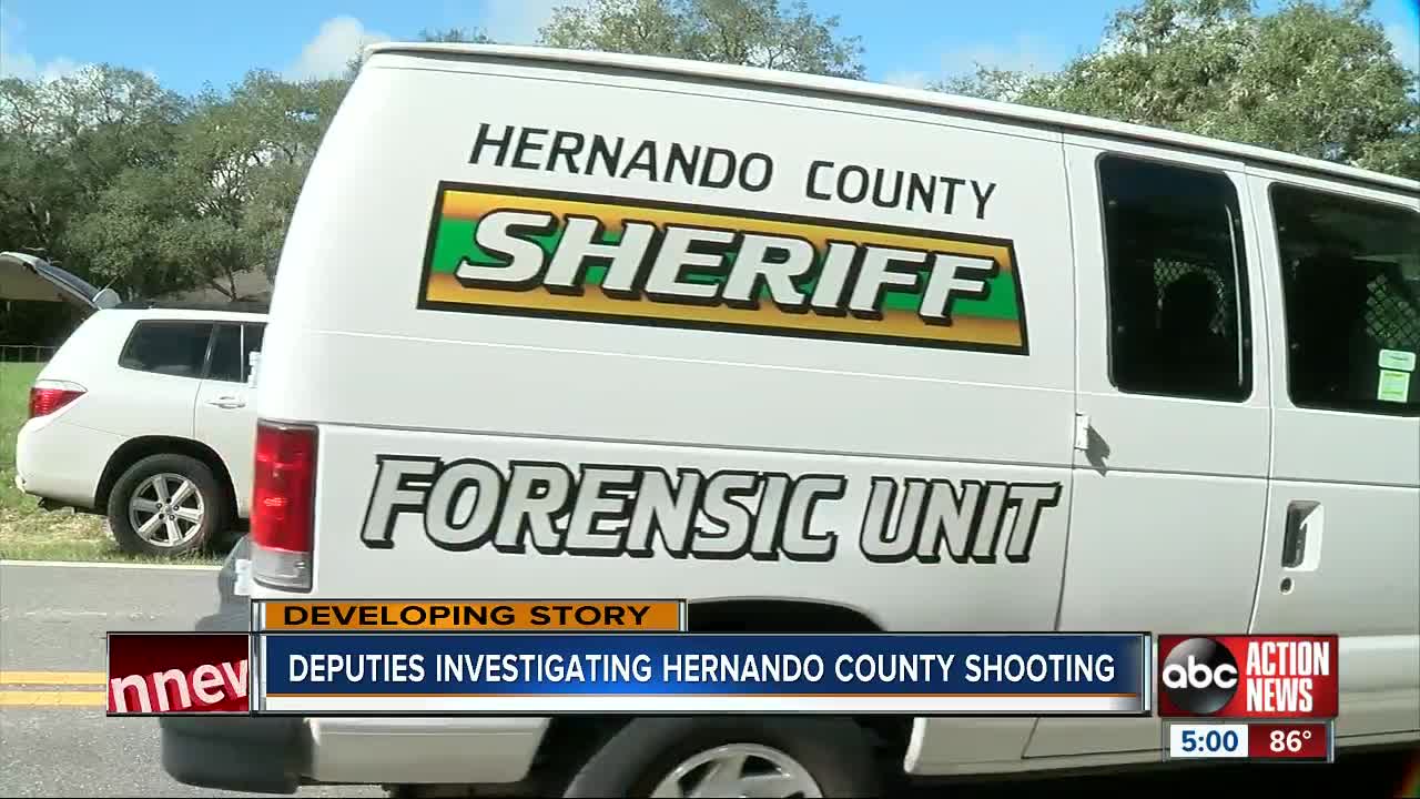Hernando County deputies investigate shooting