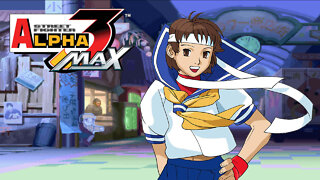 Street Fighter Alpha 3 Max [PSP] - Sakura Gameplay (Expert Mode)