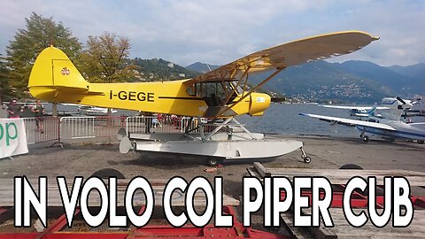 in volo col Piper Cub - AEC Como