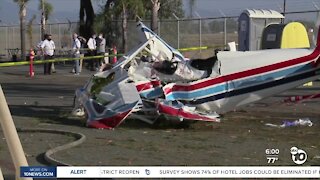 Small passenger plane crashes near Montgomery Field, two passengers injured