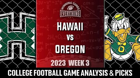 Oregon vs Hawaii Picks & Prediction Against the Spread 2023 College Football Analysis