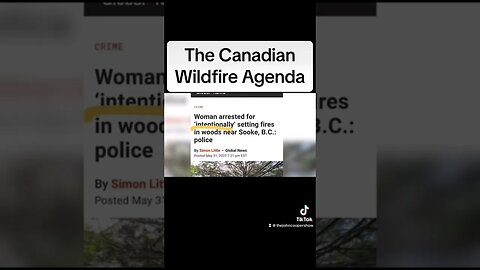 Canada Wildfires Agenda #wildfire #wildfires #trudeau