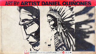 Native American Indian Art | Time-Lapse Drawing & digital art VOL. 3 | - by Artist Daniel Quinones