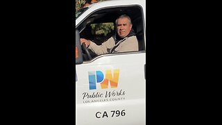 Los Angeles county public works employee harasses disabled pedestrian