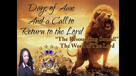 "The Resounding Sound" a Rhema-Word & Poem from The Lord!! HEARKEN!