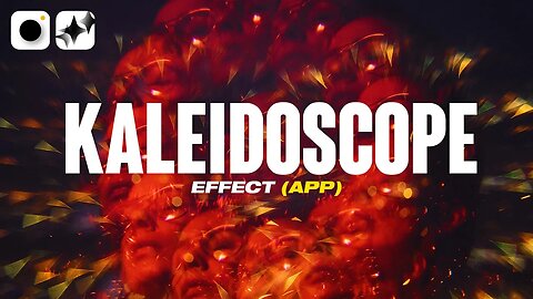 Kaleidoscope Effect for Photos & Videos | For iPhone & Android (App Tutorial)