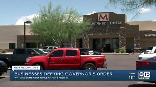 Valley businesses are defying governor's order