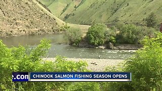 Chinook Salmon fishing season open