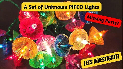 Are these an Unknown Set of PIFCO Christmas Lights??