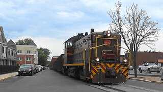 💥🚂 Street Running Train in Lewistown, PA! 💥🚂