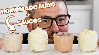 Perfect Homemade Mayonnaise Recipe + Garlic Aioli | Cajun Remoulade | Comeback Sauce