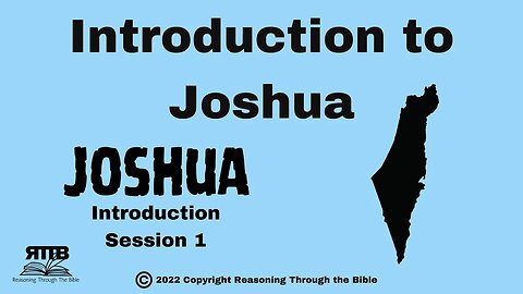 Introduction to Joshua || Session 1