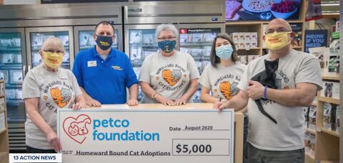 PetCo Foundation donates $5000 to Homeward Bound