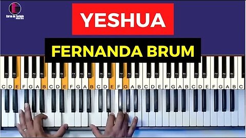 Yeshua - Fernanda Brum - Aula de Teclado