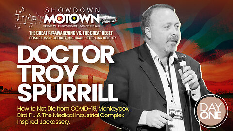 Doctor Troy Spurrill | Doctor Troy Spurrill Speaks At ReAwaken America Tour Detroit, Michigan! Join Navarro, Flynn, Eric Trump & Team America At Oct 18-19 Selma, NC ReAwaken! Request Tix Via Text 918-851-0102