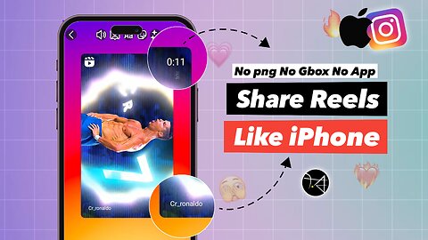 Share Reels Like iPhone on Android 2024 • iOS Instagram for Android