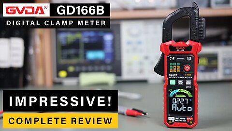 [NEW 2023] GVDA GD166B Clamp Meter/Multimeter⭐Impressive!