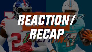 Same thing, different week | New York Giants vs Miami Dolphins Reaction/Recap