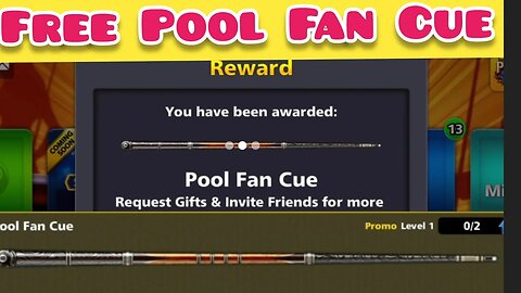 Claim Pool Fan Cue Free for All || Friday Reward 8 Ball Pool