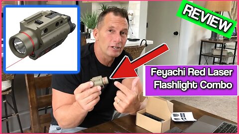 Feyachi Red Laser Flashlight Combo