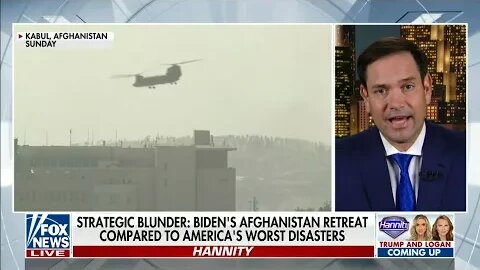 Senator Rubio Joins Hannity to Discuss the Biden Administration's Disastrous Exit from Afghanistan