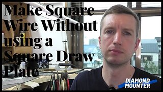Make Square Wire With No Square Hole Draw Plate