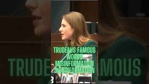 Trudeaus famous words misinformation dissinformation #shorts