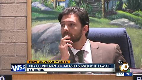City Councilman Ben Kalasho served with lawsuit