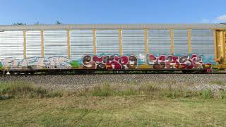 CSX Autorack Train from Sterling, Ohio August 15, 2020