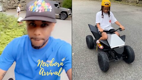 Fabolous "Deebo's" His Sons Cyberquad ATV! 😂