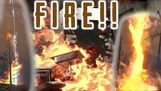 Everything is on FIRE!! - 7 Days to Die Alpha 21