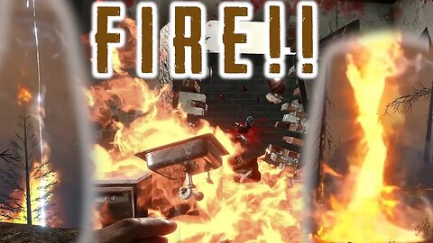Everything is on FIRE!! - 7 Days to Die Alpha 21