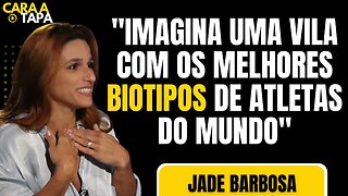 JADE BARBOSA RECONHECE QUE O CLIMA NA VILA OLÍMPICA É BEM QUENTE