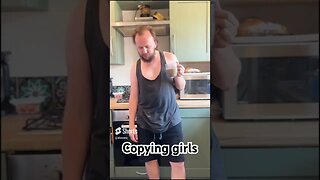 Copying girls shorts #comedy