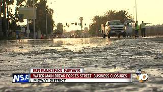 Midway Water Main Break