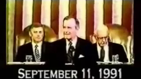 George Bush Sr. "New World Order" Speech (NWO) in 1991 😈🌎