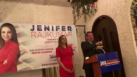 The Senator Joe Addabbo Endorsement Rally Event hosted by Jenifer Rajkumar inside Villa Russo 7/16