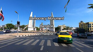 Democracy Monument in Bangkok, Thailand