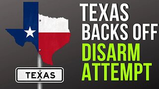 Texas Withdraws Attempt At Disarming Young Adults