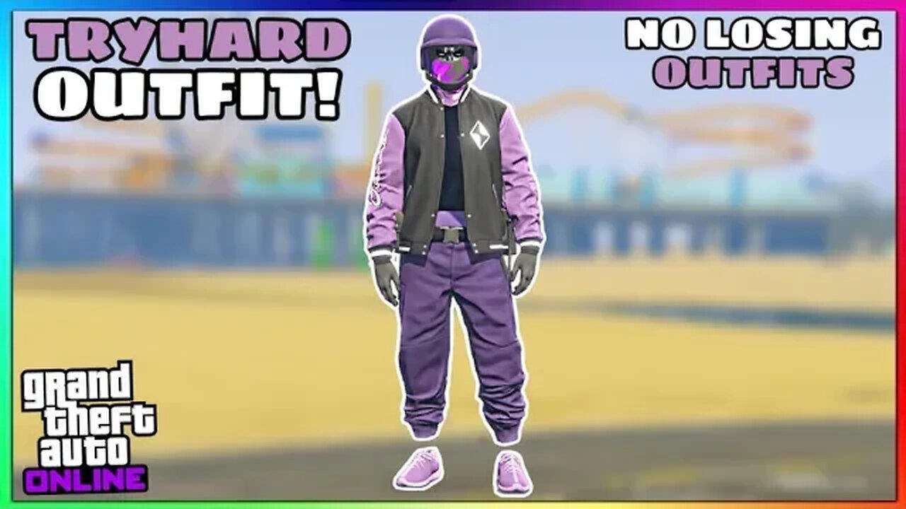 Easy Purple Joggers Invisible Torso Glitch Tryhard Modded Outfit (No  Transfer) (GTA Online)