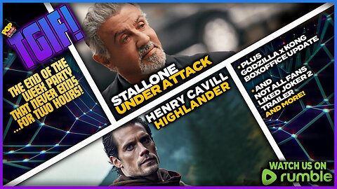 TGIF! | Stallone Under Siege • Highlander • Godzilla x Kong Box office • Joker 2 Trailer Reactions