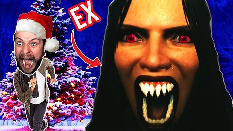 DEMON Ex-Girlfriend tries to KILL me on Christmas! Crimson Snow Christmas Horror Game