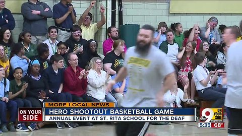 St. Rita School for the Deaf holds Hero Shootout Basketball Game