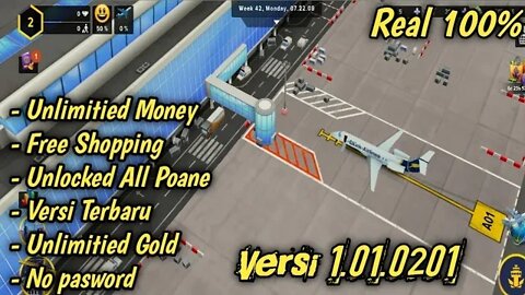 Dowload Airport Simulator Tycoon Mod Apk Terbaru Versi 1.01.0201 ( Unlimitied Money )