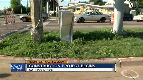 Construction on Capitol Drive set to begin, cause traffic